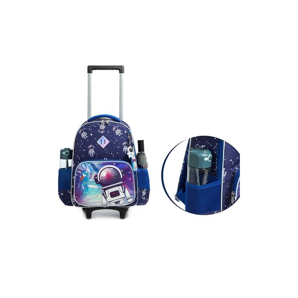 MOHCO Rolling Backpack Cute 16 inch Set 3 in 1 with Lunch Bag and Pencil Case... - Picture 3 of 7